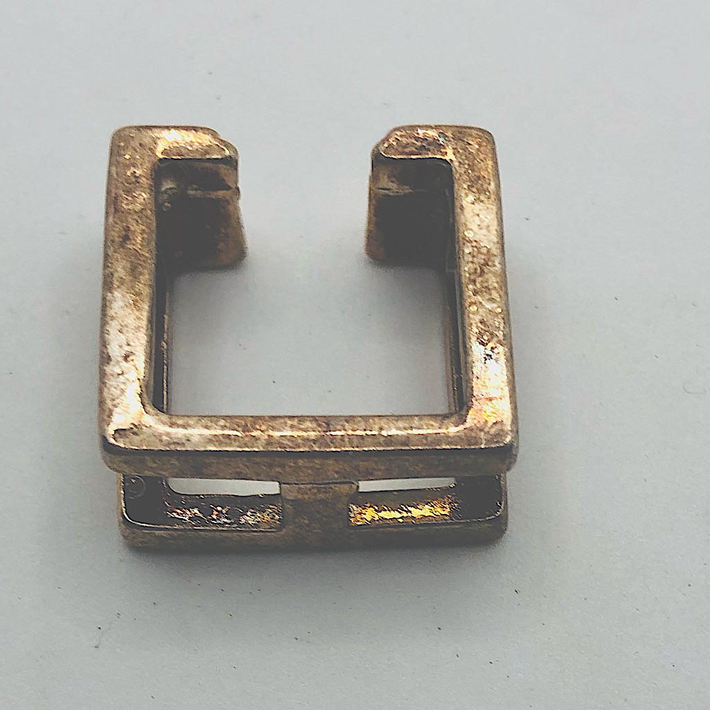 Square Silver Colored Ring